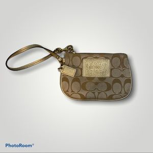 Nude Coach Wristlet
